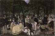 Edouard Manet Music in the Tuileries Gardens Spain oil painting artist